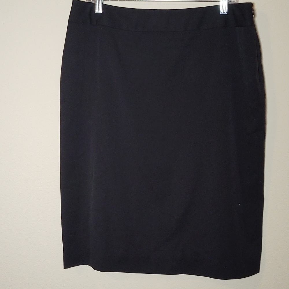 Anne Klein Black Stretch Skirt - Picture 1 of 5